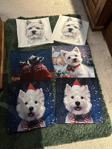 Westie cushions never - westie, cushions.