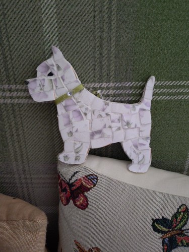 West highland terrier - west, mosaic