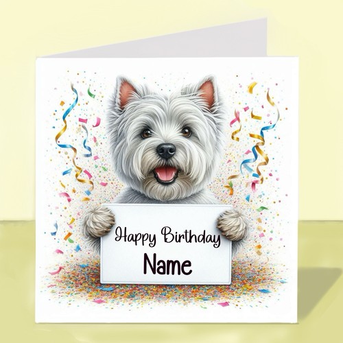 Personalised west highland - personalised,