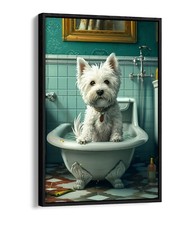 WEST HIGHLAND TERRIER DOG IN
