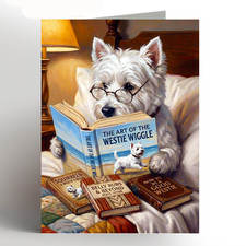 Westie Dog Card Reading Book