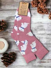 JESS & LOU Westie Dogs Socks